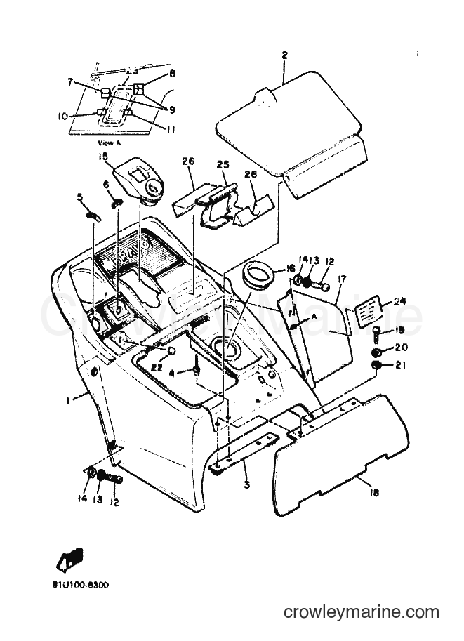 1990 Snowmobile BR250TSP - BR250TSP (87P1) [010] - INSTRUMENT PANEL