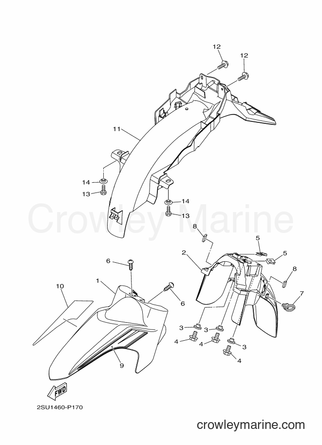 Yamaha Motors T115FSEC (2SU2) [010] - FENDER