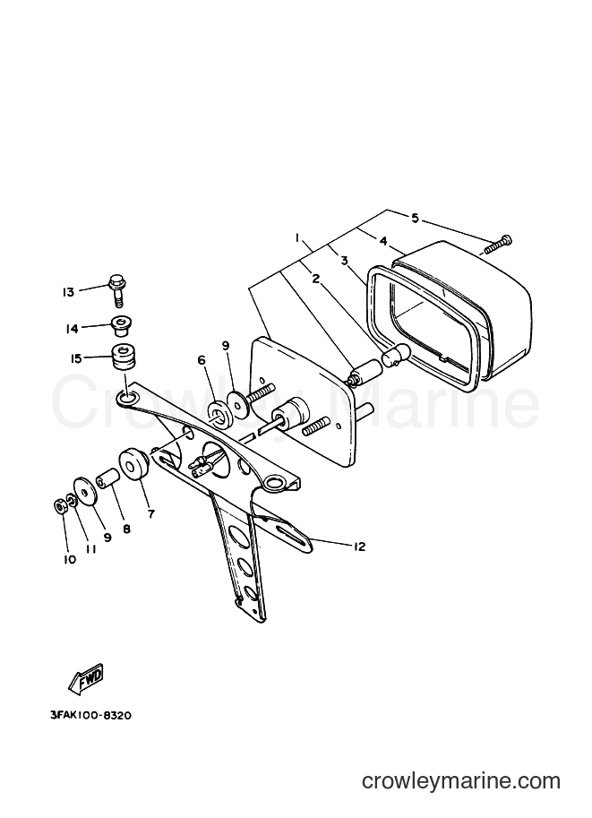 Yamaha Motors YFA1 (3FAV) [010] - TAILLIGHT 2