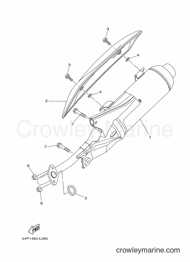 2013 Scooter AL115FX - AL115FX (1KPC) [010] - EXHAUST