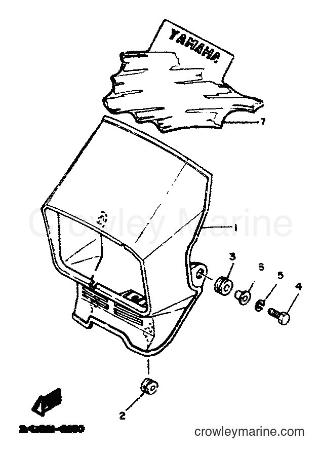 1991 Scooter DT50R - DT50R (4CT2) [999] - CARENAGE