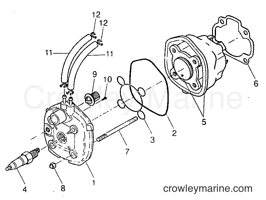 1997 Scooter YQ50 - YQ50 (5BS1) [999] - CYLINDER