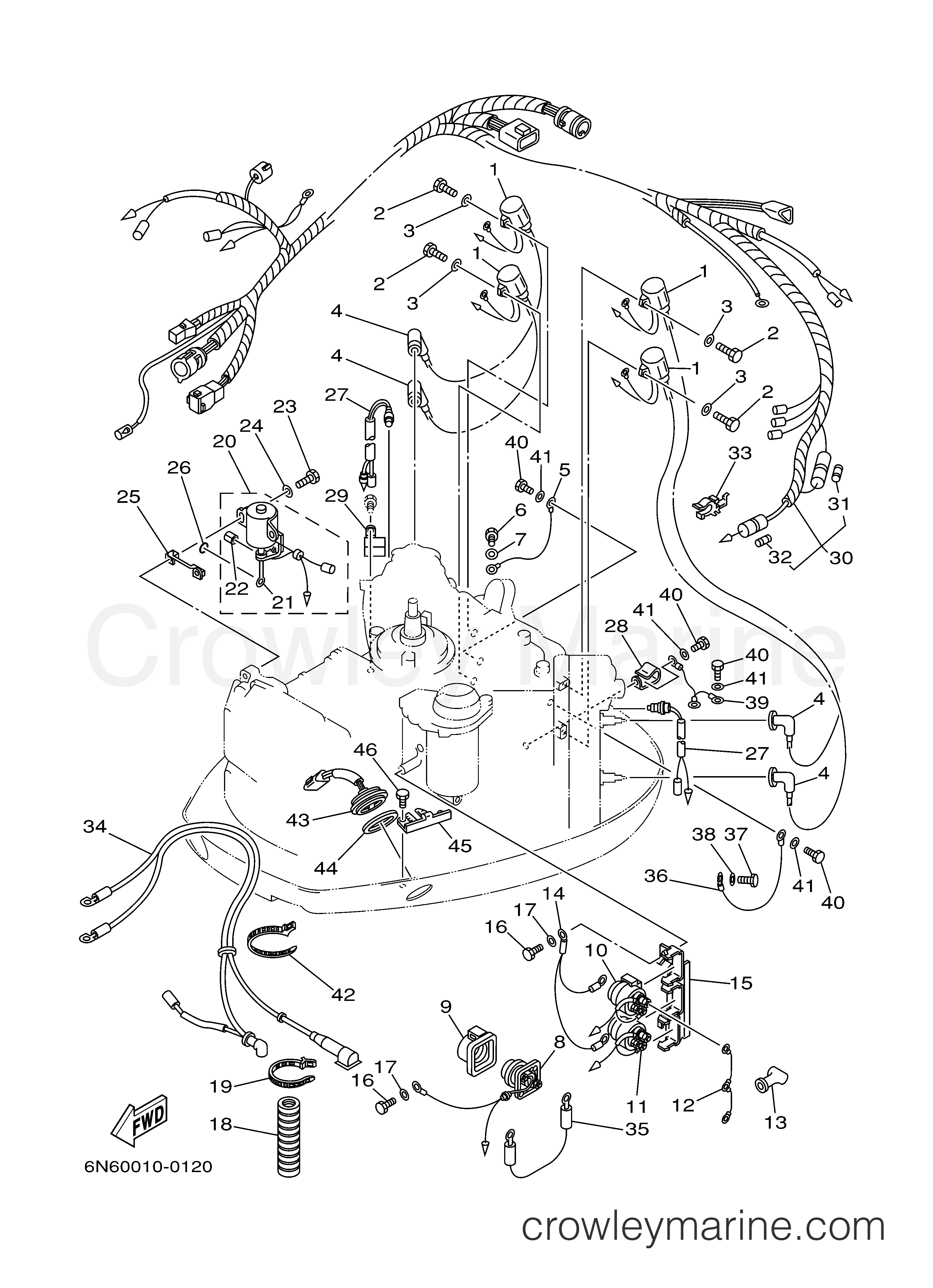 Yamaha Motors 115TXRB - ELECTRICAL 2