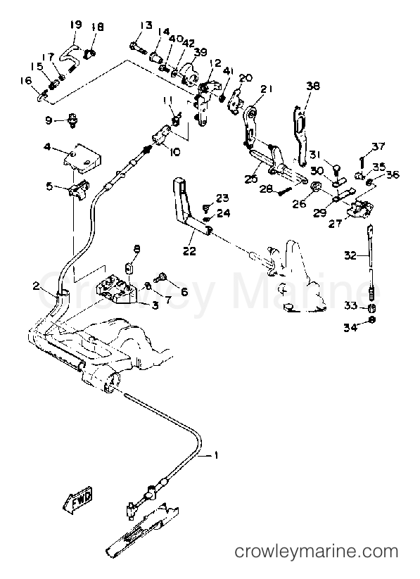 Yamaha Motors F9.9MLHQ - CONTROL ENGINE