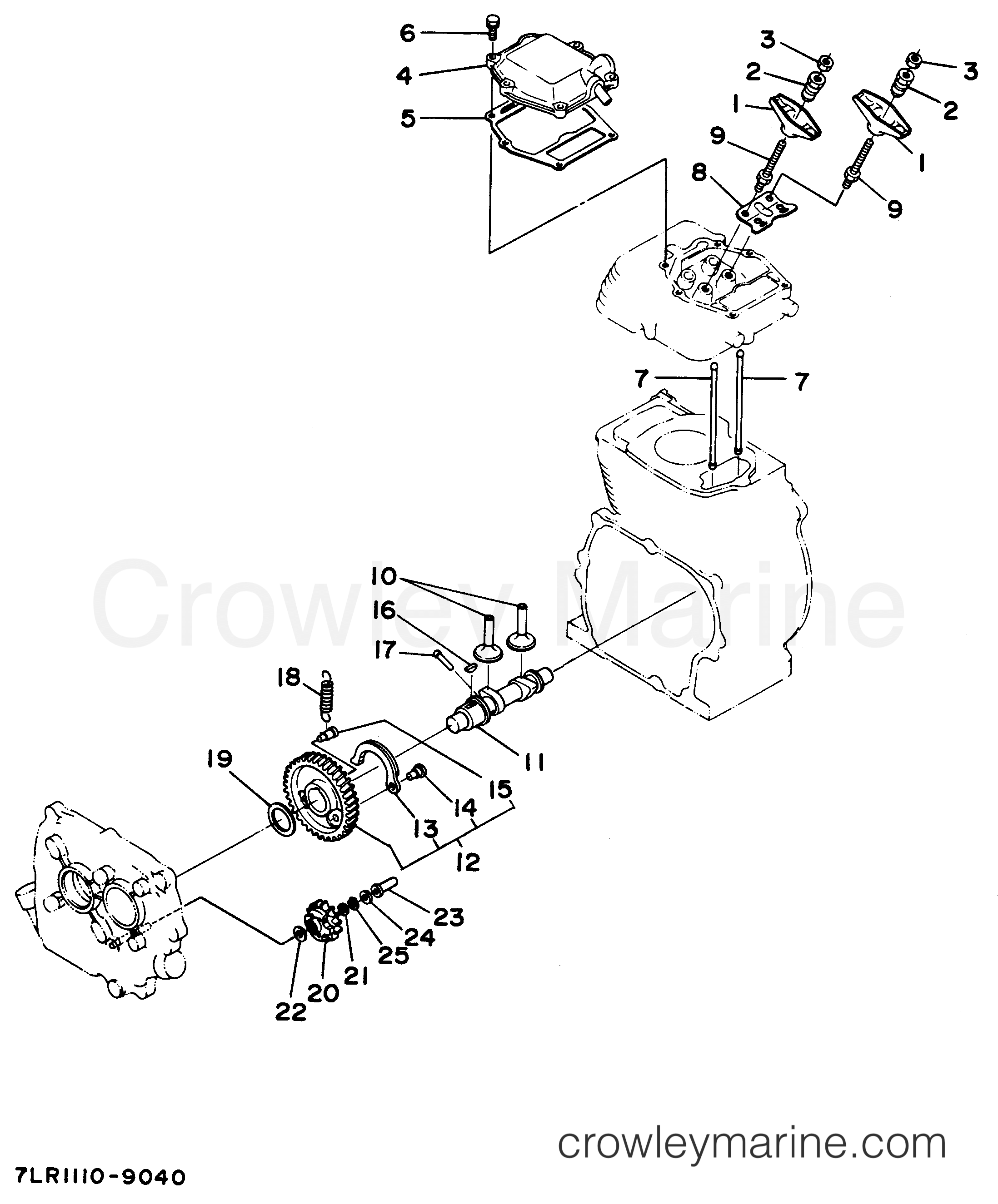 Yamaha Motors EF3800 - CAMSHAFT - VALVE