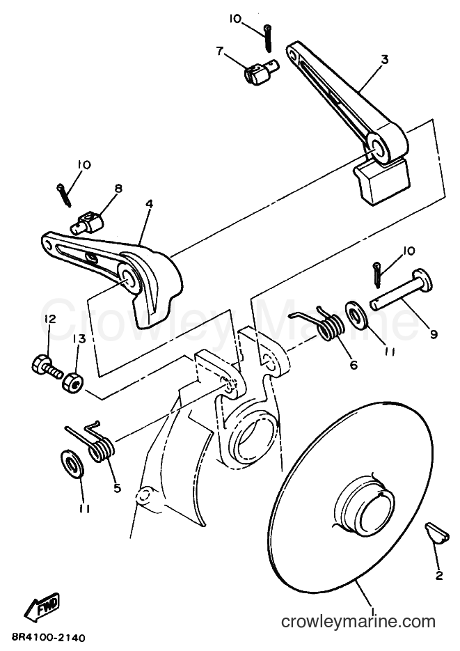 Yamaha Motors BR250T (8BDE) [010] - BRAKE