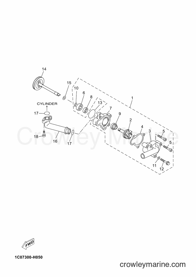 2012 Scooter YP250RA - YP250RA (37P7) [030] - WATER PUMP
