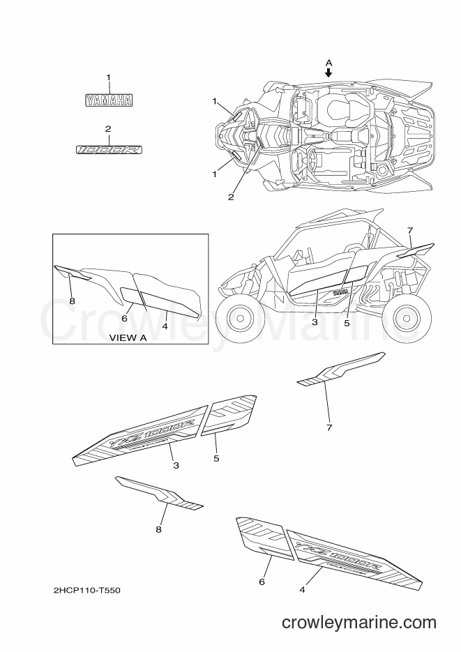 Yamaha Motors YXZ1000E (2HCR) [010] - GRAPHICS