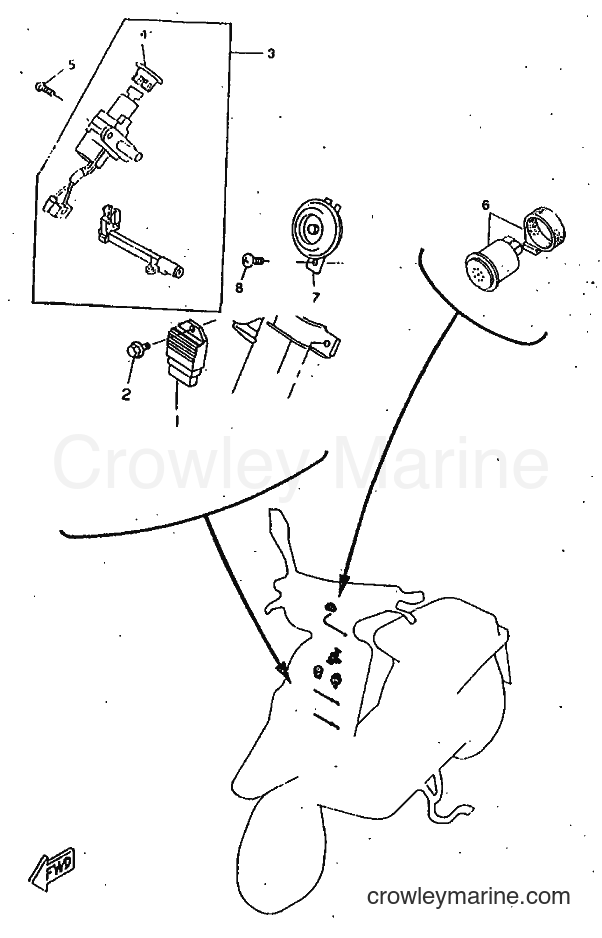 1998 Scooter CW50RSP - CW50RSP (4WK5) [010] - ELECTRICAL 1