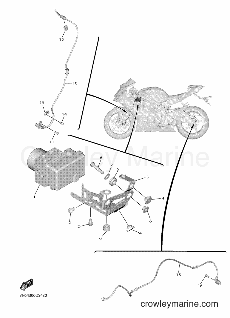 2017 Sport Bike YZF600 - YZF600 (BN64) [060] - ELECTRICAL 3