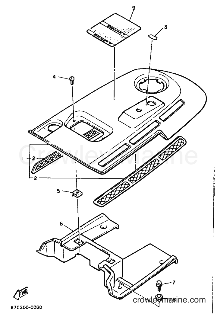 1991 Snowmobile SV125 - SV125 (87C2) [010] - INSTRUMENT PANEL