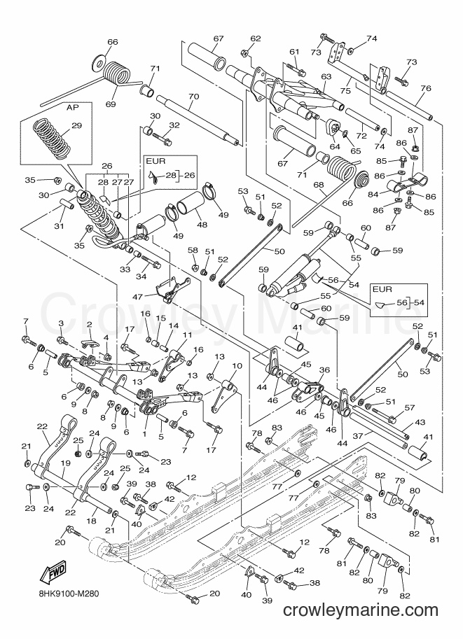 2013 Snowmobile RFX10RSS - RFX10RSS (8HKA) [010] - TRACK SUSPENSION 2