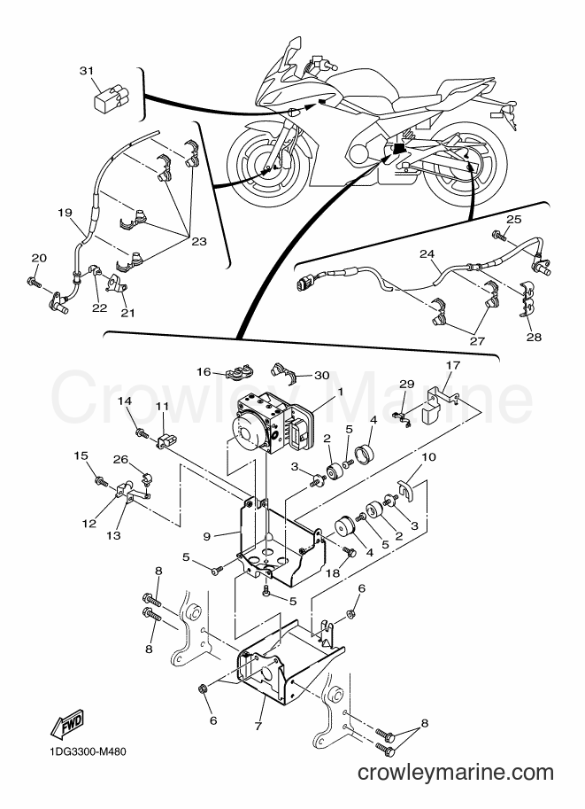 2014 Street Bike XJ6FA - XJ6FA (1DG6) [010] - ELECTRICAL 3