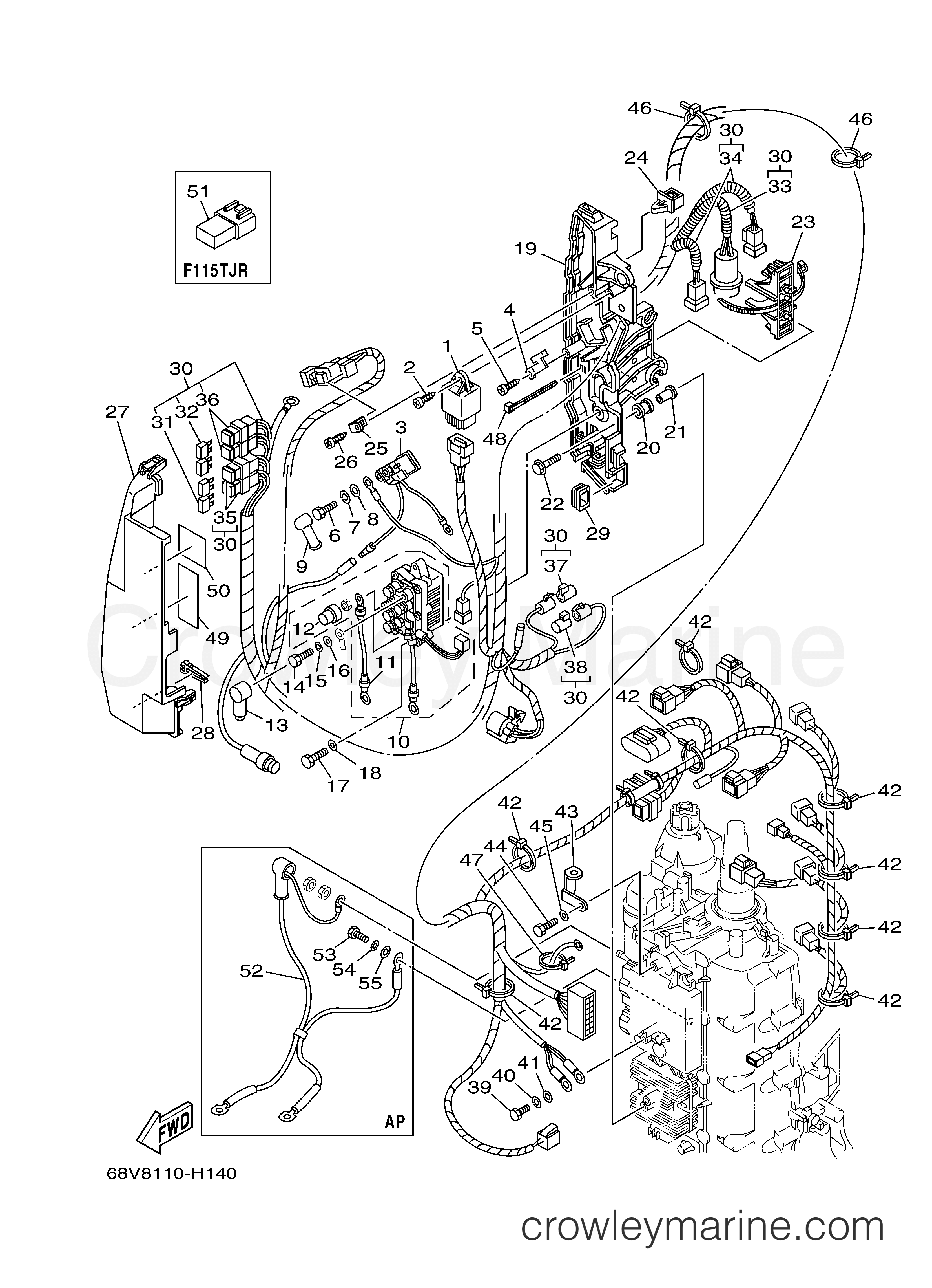 Yamaha Motors F115TLR - ELECTRICAL 2