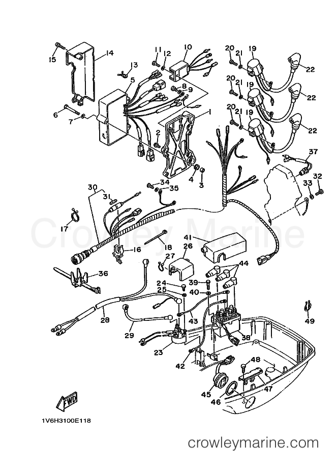 Yamaha Motors 70TRV (6H30) [020] - ELECTRICAL