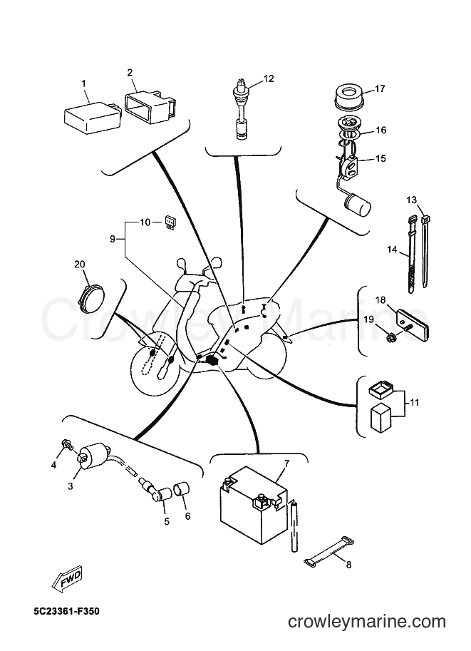 Yamaha Motors YN50M (5C2A) [010] - ELECTRICAL 2