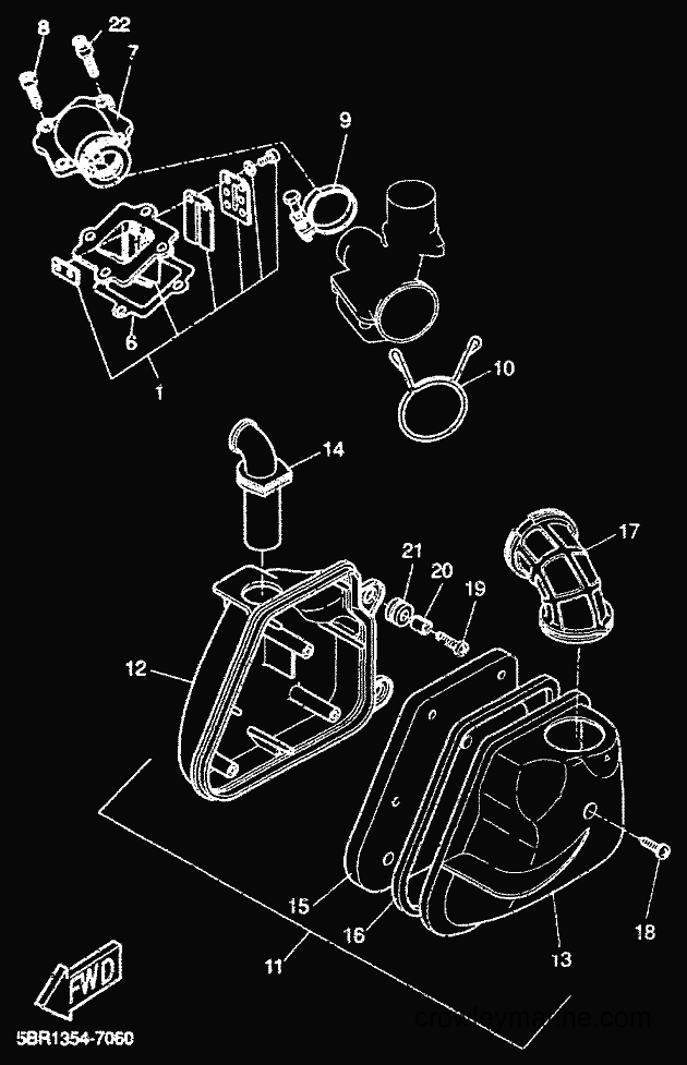 1999 Scooter YQ50L - YQ50L (5KF3) [010] - INTAKE
