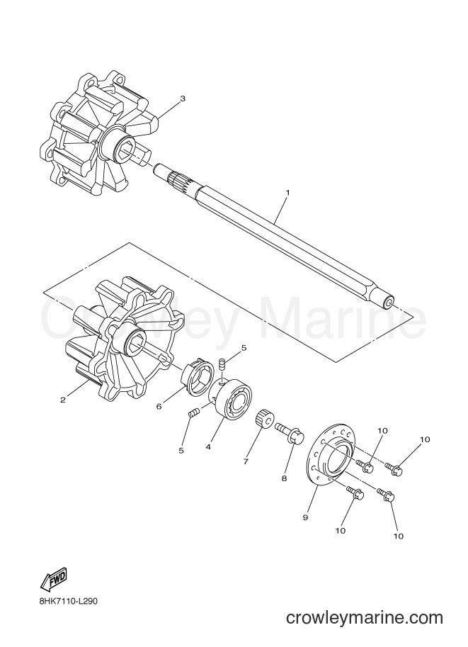 2012 Snowmobile RFX10RSS - RFX10RSS (8HK8) [010] - TRACK DRIVE 1