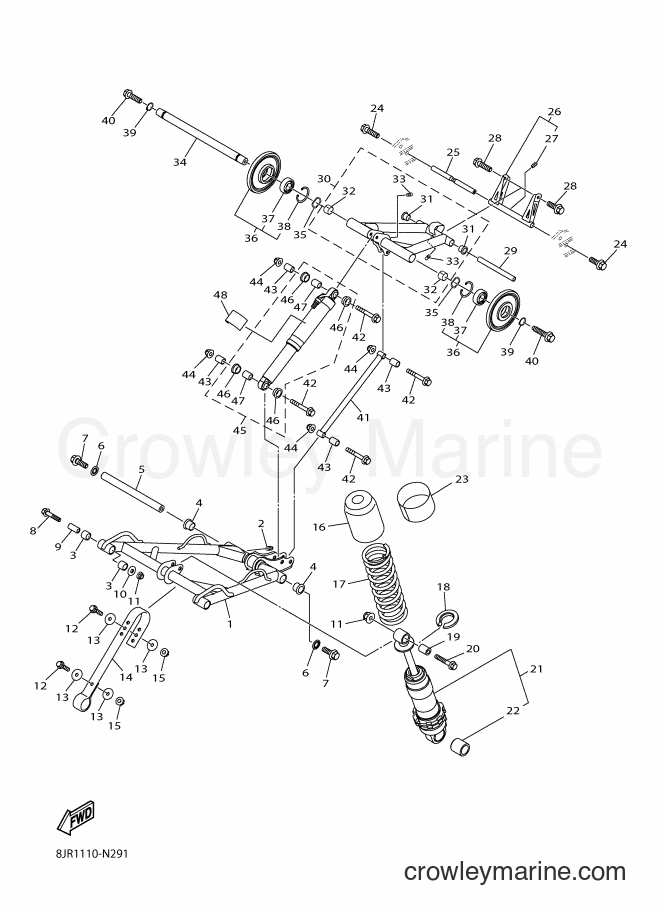 2014 Snowmobile SRV10XS - SRV10XS (8JR2) [010] - TRACK SUSPENSION 2