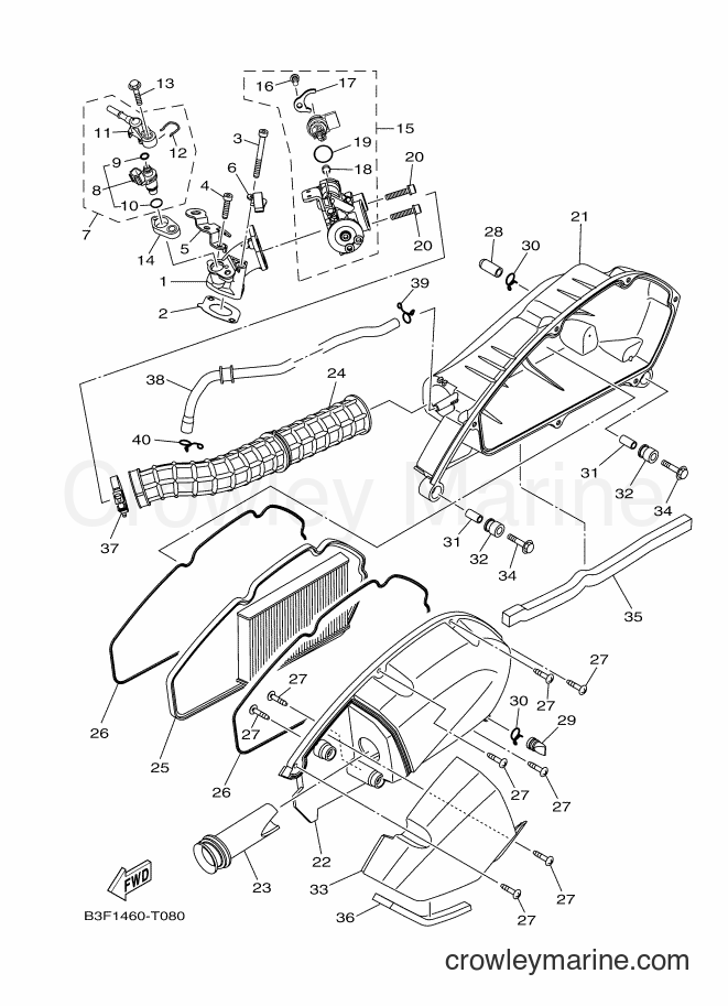 Yamaha Motors GDS125-I (B3F1) [010] - INTAKE