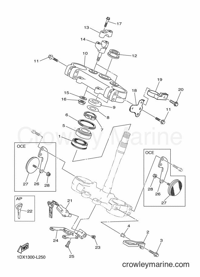 2012 Dirt Bike WR450F - WR450F (1DX1) [010] - STEERING