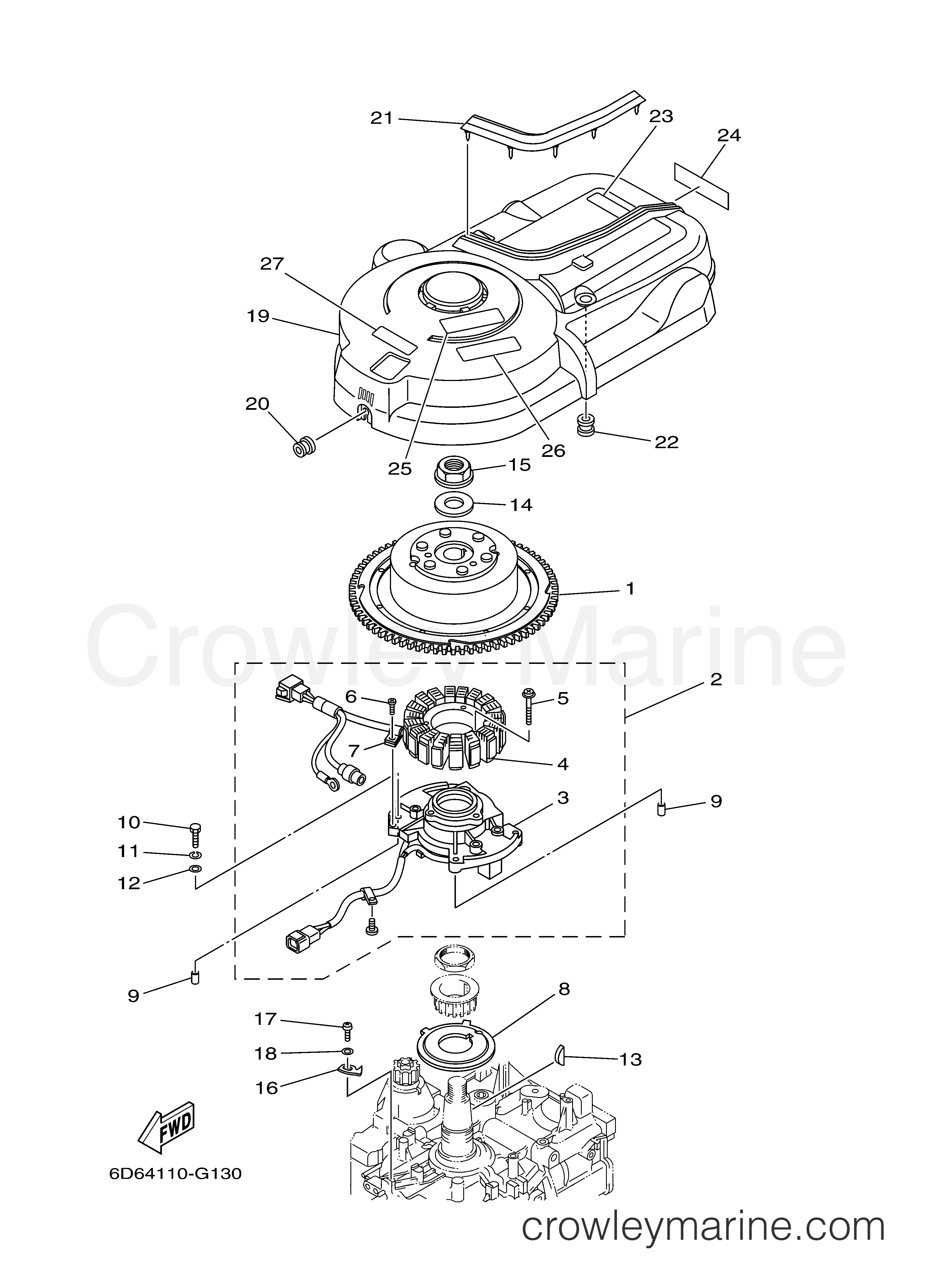 GENERATOR 2007 Outboard 90hp F90TLR Crowley Marine