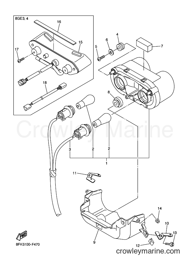 2007 Snowmobile RSV10 - RSV10 (8GE4) [010] - TAILLIGHT