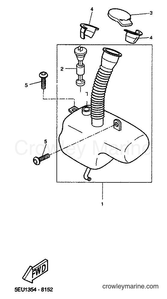 2001 Scooter YH50 - YH50 (5JB6) [030] - OIL TANK