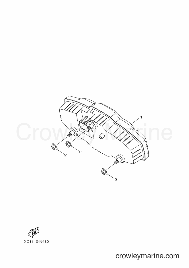 Yamaha Motors YXM700E (1XP2) [010] - METER