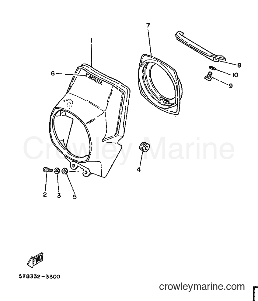 1987 Scooter DT50MX - DT50MX (2UN) [999] - COWLING 1