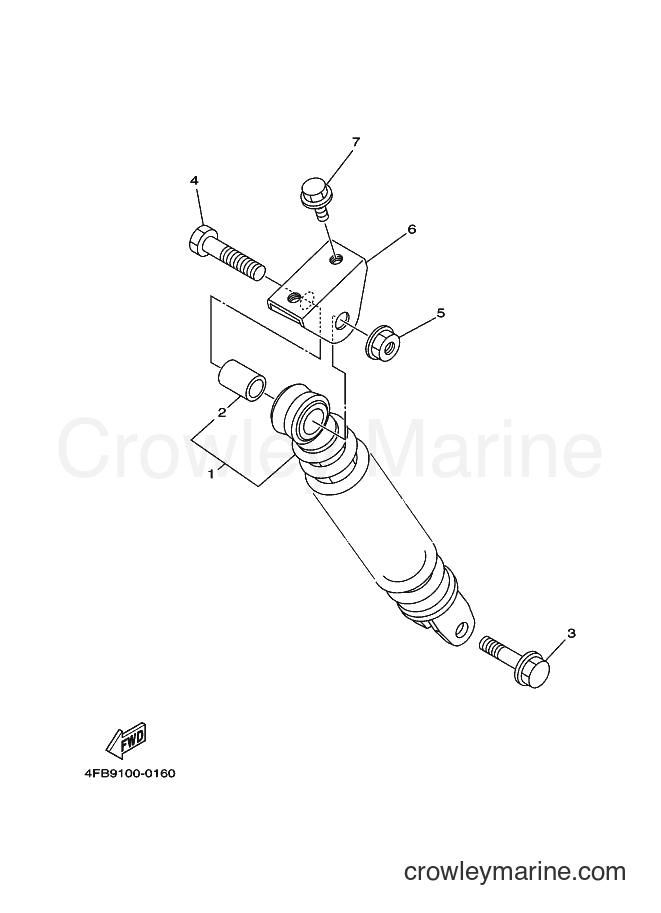 2000 Scooter CY50 - CY50 (3SAB) [010] - REAR SUSPENSION