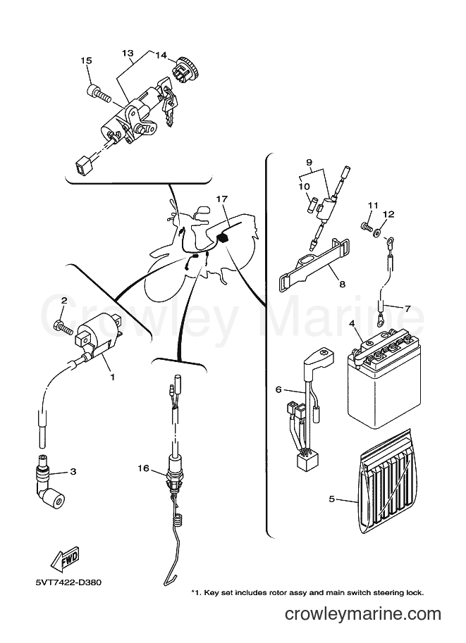2005 Scooter T110C - T110C (5VT7) [010] - ELECTRICAL 1
