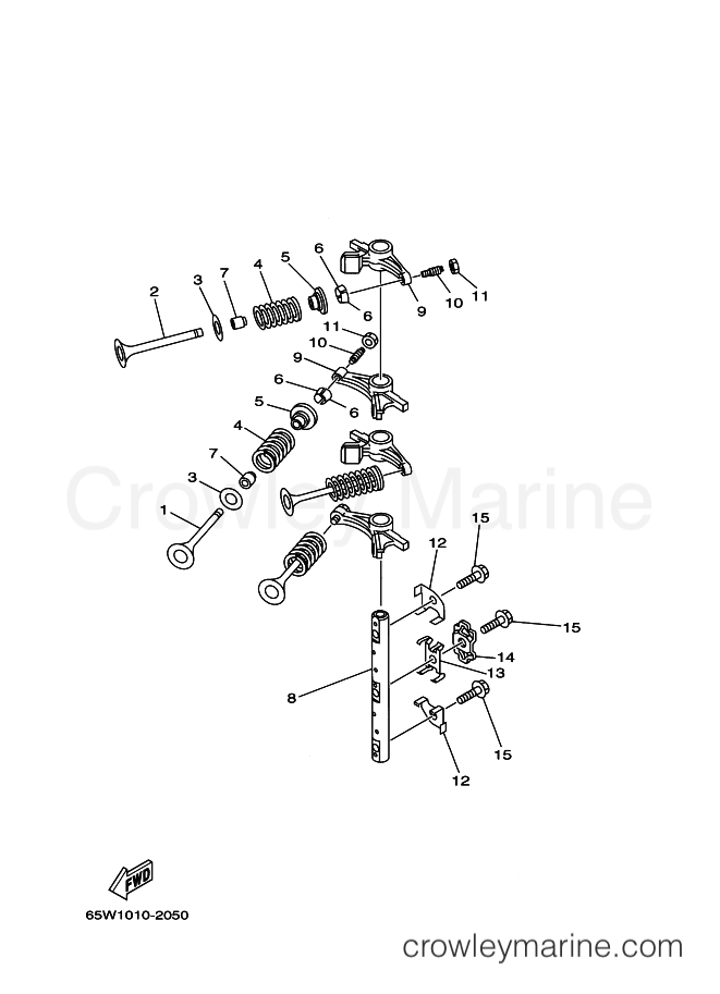 Yamaha Motors F25AMHL (65W5) [160] - VALVE