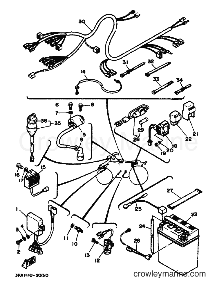 Yamaha Motors YFA1 (3FA4) [020] - ELECTRICAL 1
