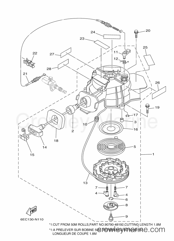 Yamaha Motors F5AMHS (6ED1) [020] - STARTER