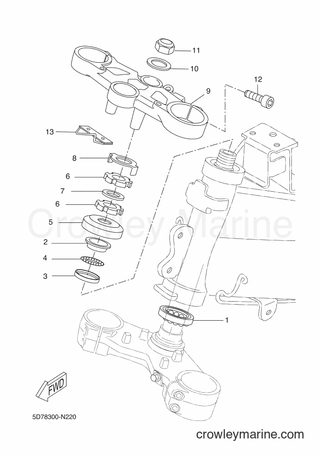 2015 Sport Bike YZF-R125 - YZF-R125 (5D7R) [010] - STEERING