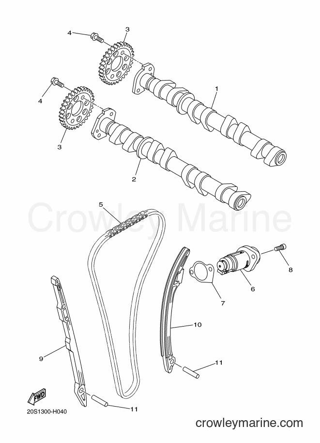 2016 Street Bike XJ6F - XJ6F (2SRC) [010] - CAMSHAFT & CHAIN