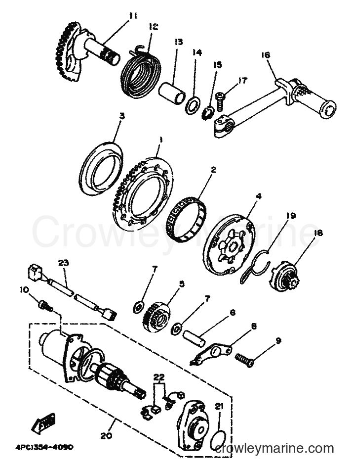 1994 Scooter YA50R - YA50R (4PC1) [999] - STARTER