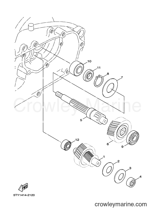 Yamaha Motors XC125 (5MLA) [040] - TRANSMISSION