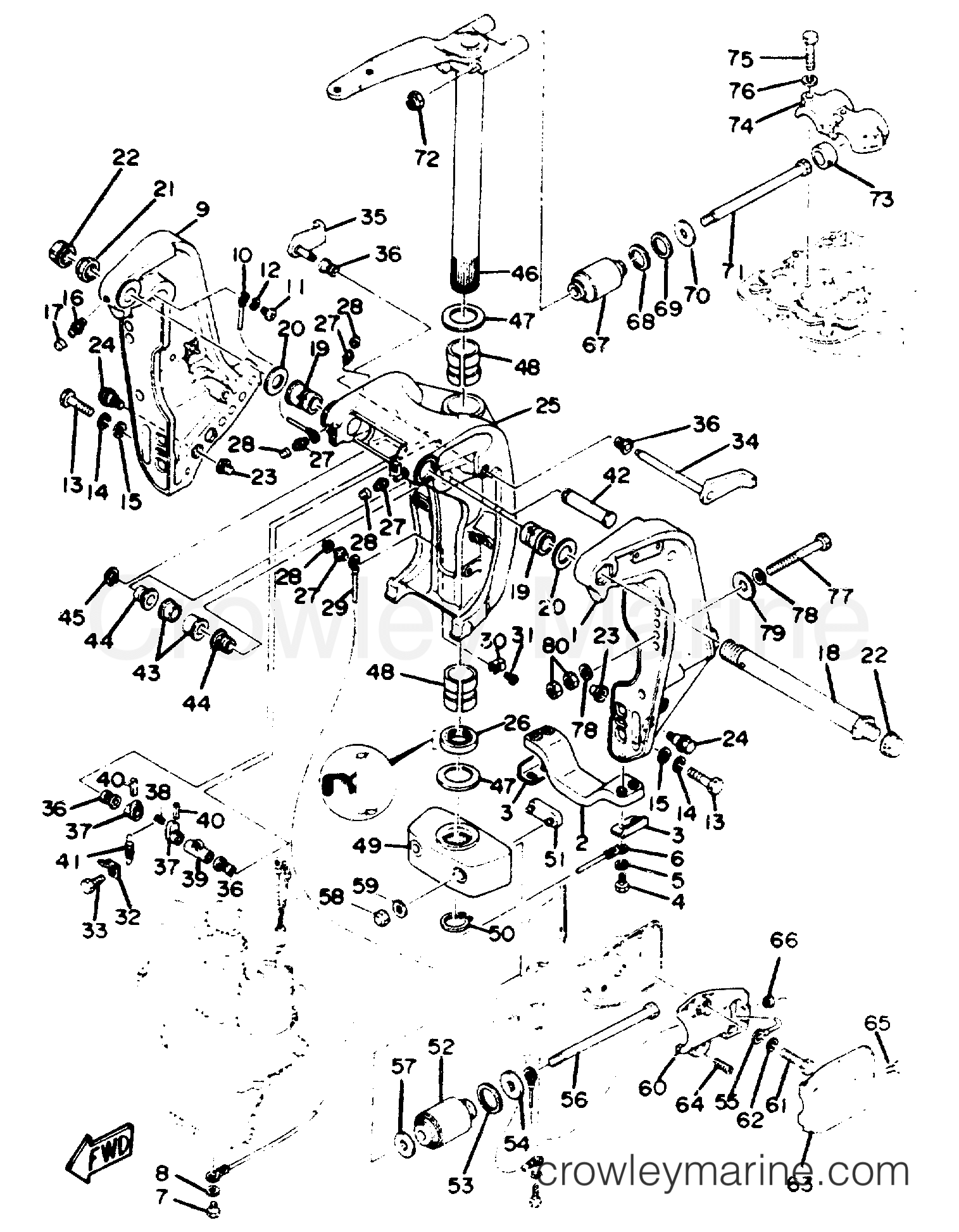 Yamaha Motors C115TXRR - BRACKET 1