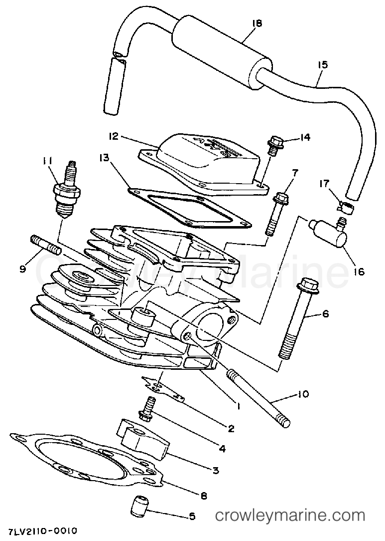 Yamaha Motors YG650D - CYLINDER 2