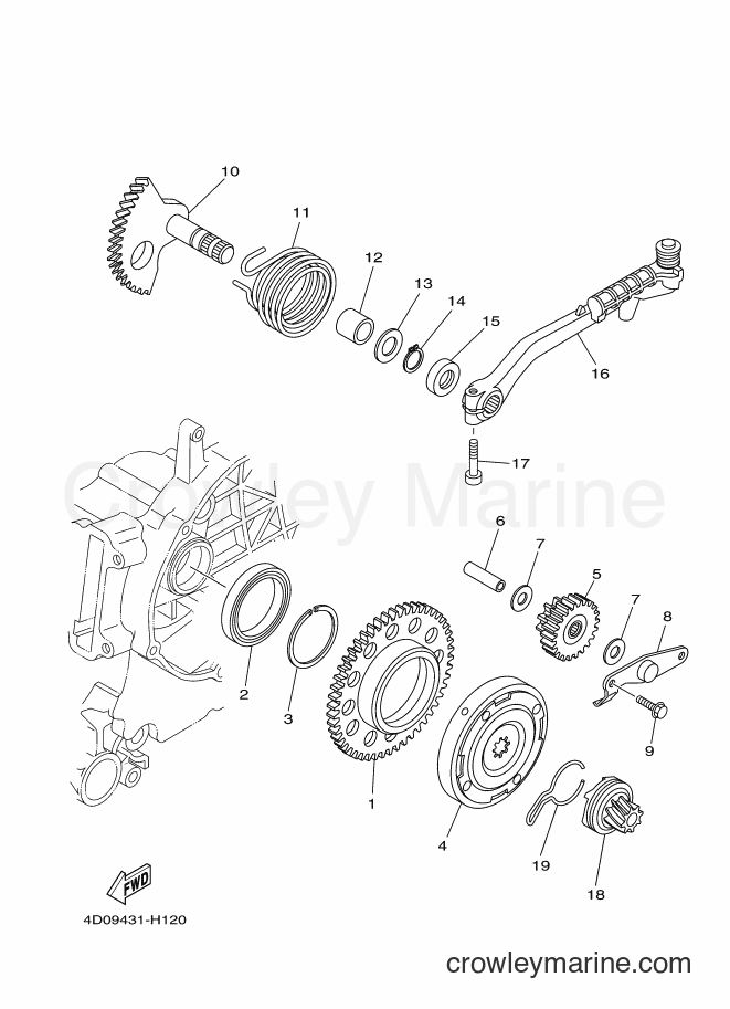 Yamaha Motors AF115S (4D0B) [010] - STARTER