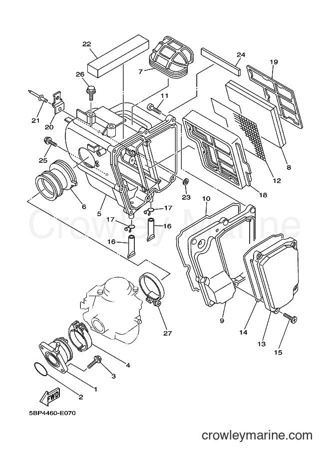 2014 Street Bike SX-4 - SX-4 (54D5) [010] - INTAKE