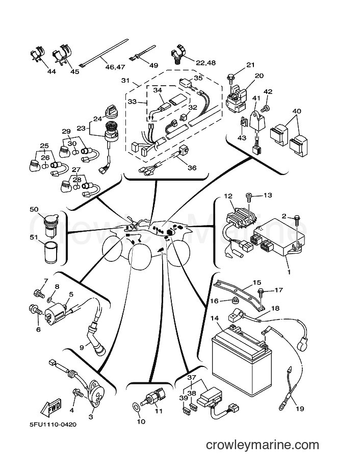 2000 ATV YFM400FWN - YFM400FWN (5FU3) [010] - ELECTRICAL 1
