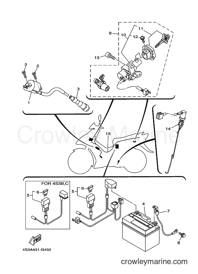 2008 Dirt Bike JT135 - JT135 (4S3C) [010] - ELECTRICAL 1