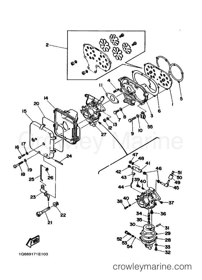 Yamaha Motors 30A (689) [040] - INTAKE