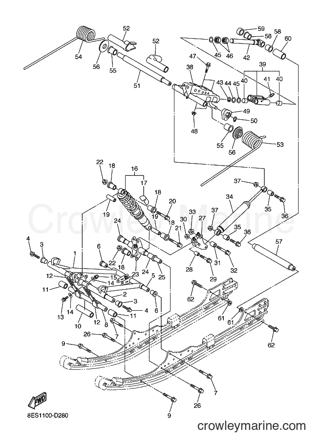 2005 Snowmobile RS10 - RS10 (8ES1) [020] - TRACK SUSPENSION 2