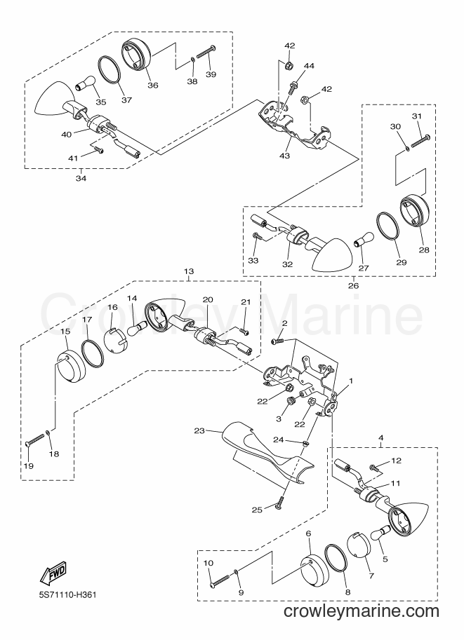 Yamaha Motors XVS950A (5S7C) [010] - FLASHER LIGHT