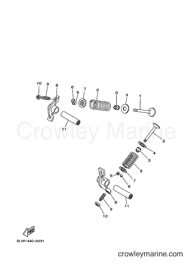 Yamaha Motors AL115C (28DB) [010] - VALVE