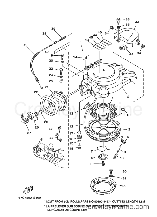 Yamaha Motors F40BMHDS (67C8) [060] - STARTER
